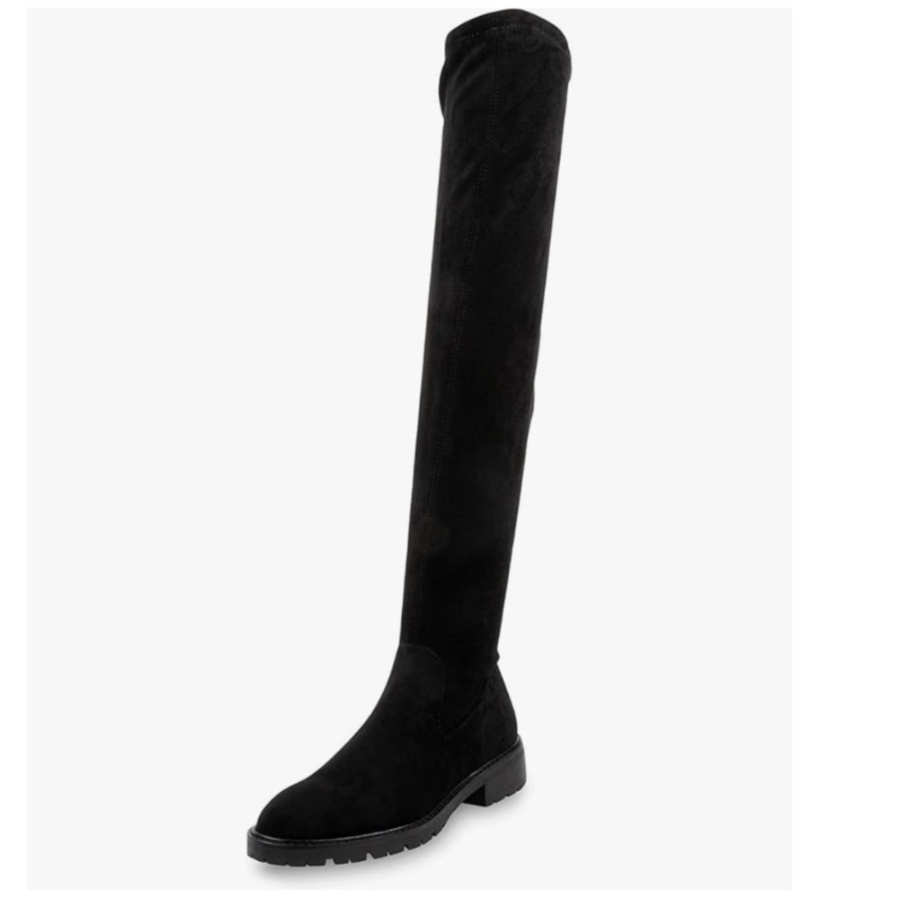Steve Madden Lizbeth Black Knee High Boots